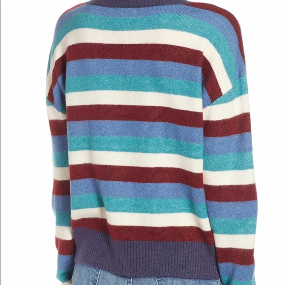 SOLD NWT-BP Candy Stripe Sweater - Picture 2 of 4